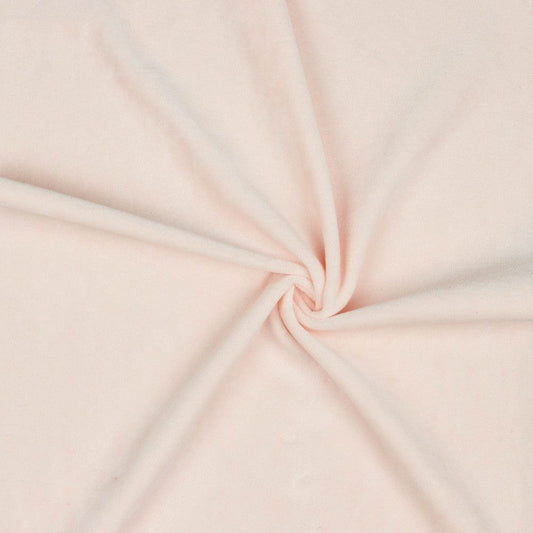 Baumwollvelours-zartrosa 250 g/m²