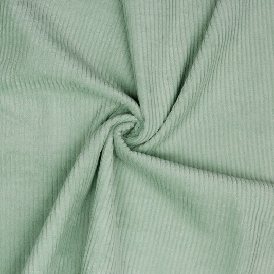 Cotton corduroy, mint 280 g/m²