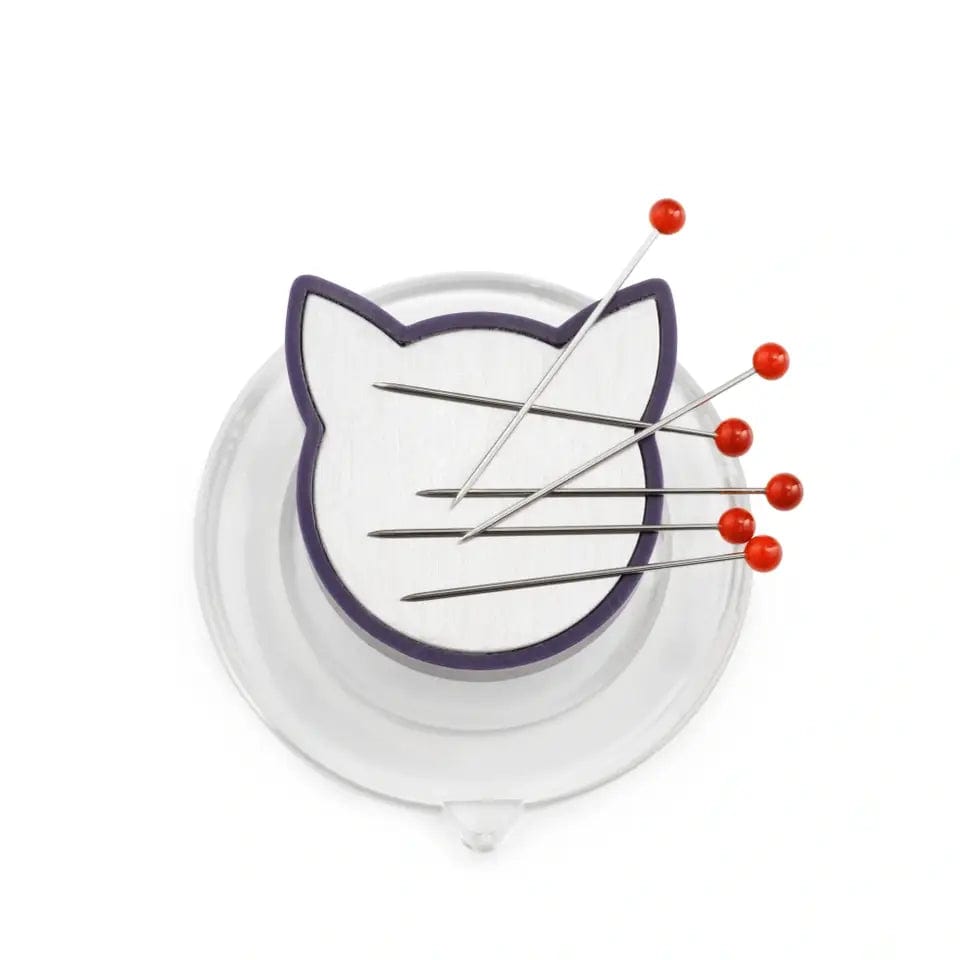 Porte-épingles magnétique en forme de chat
