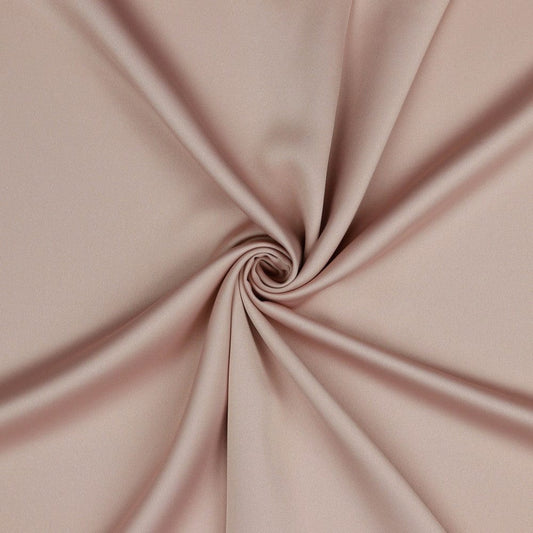 Tissu effet soie rose poudré 140 g/m²