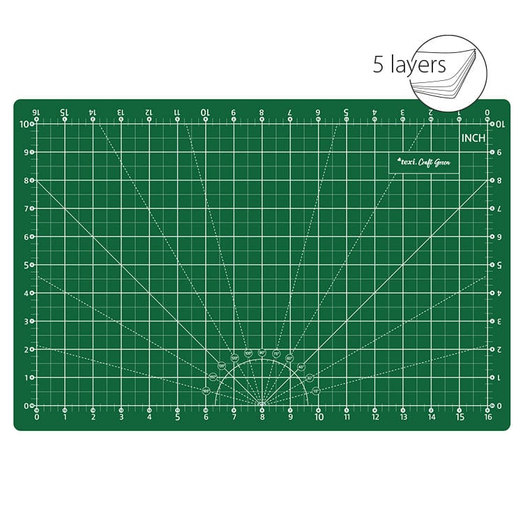Tapis de découpe 45x30 cm-vert