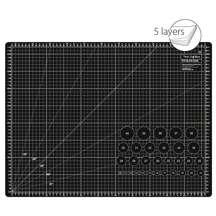 alt
Tapis de découpe 60x45 cm, noir