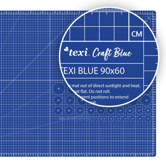 Cutting mat 60X90 cm-blue