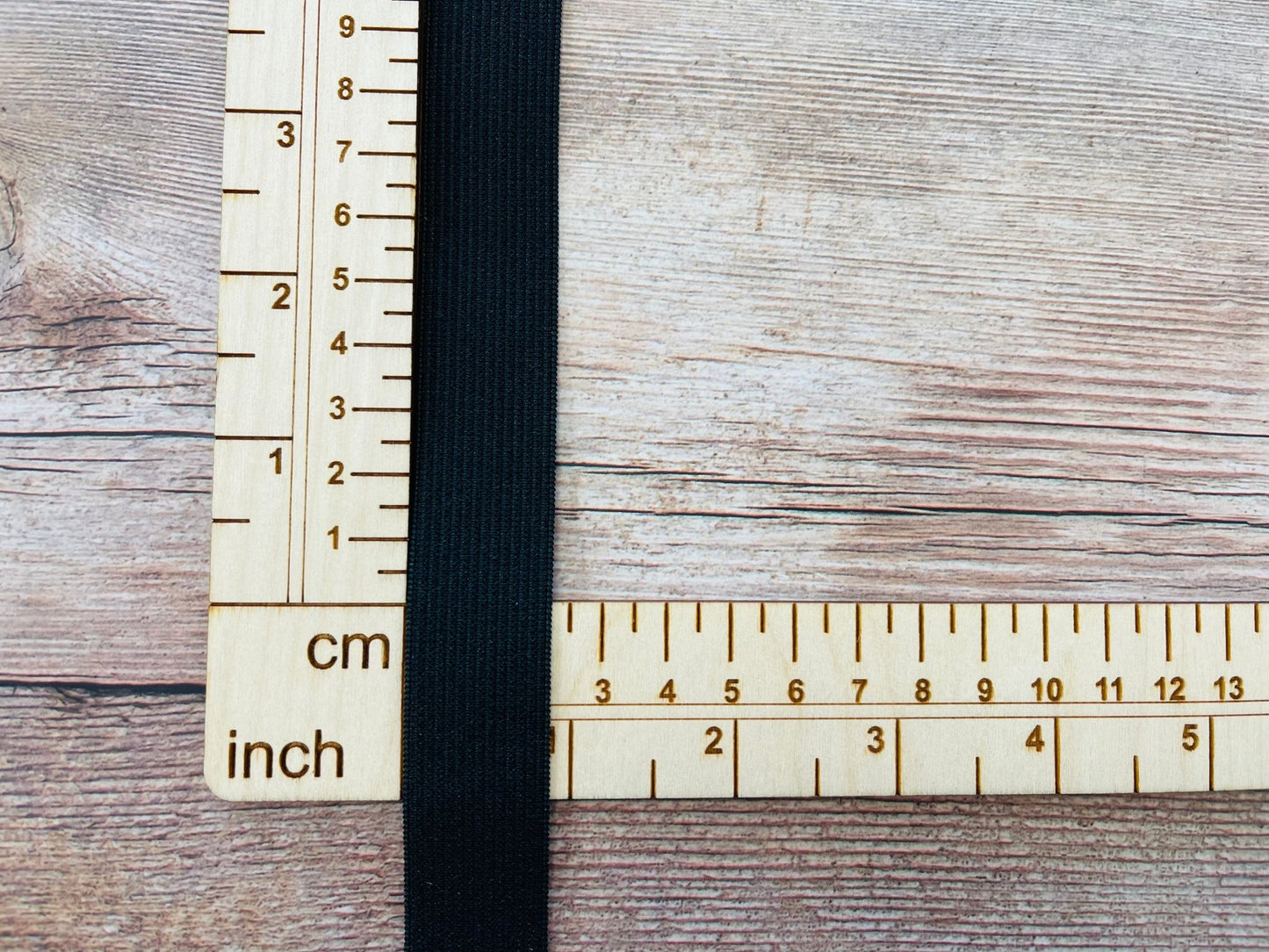 Élastique plat - 2 cm noir