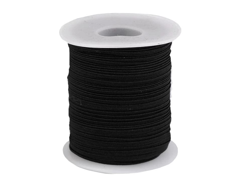 Caoutchouc plat noir - 3 mm