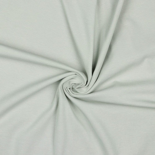 Light grey thin cotton jersey 215 g/m²