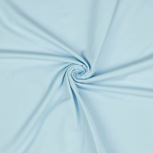 thin cotton jersey - light blue 215 g/m²