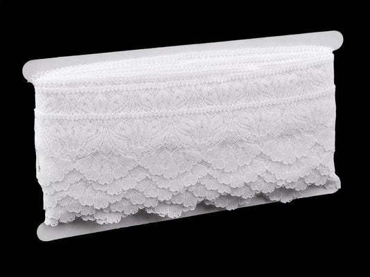 White polyamide lace - 4.7 cm