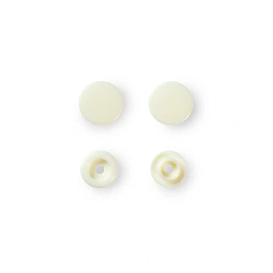 PRYM Druckknöpfe Ø12,4 mm, 30 Stk., Cremefarbton