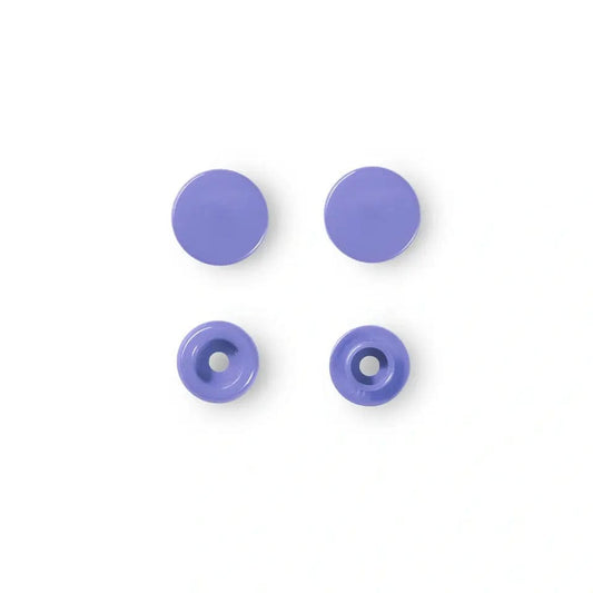 Boutons-pression PRYM Ø12,4 mm, 30 pièces, lilas