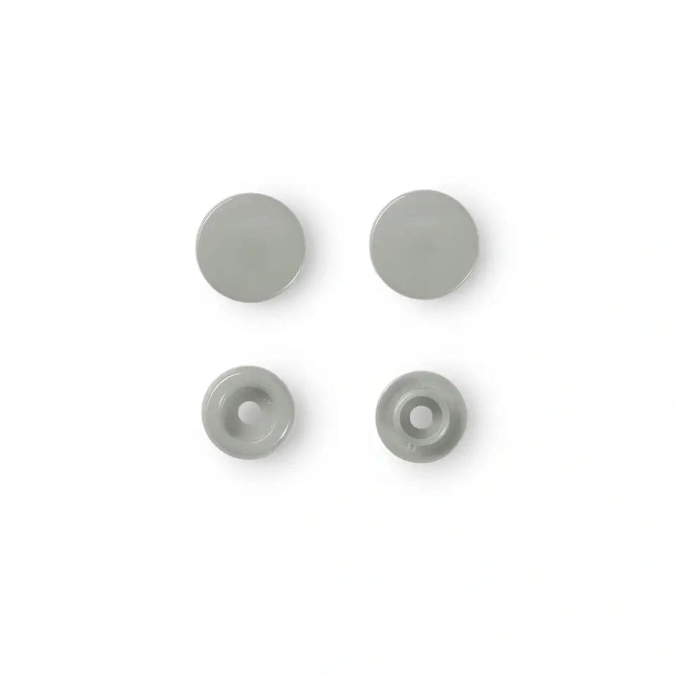 PRYM Druckknöpfe Ø12.4 mm, 30 Stück, grau
