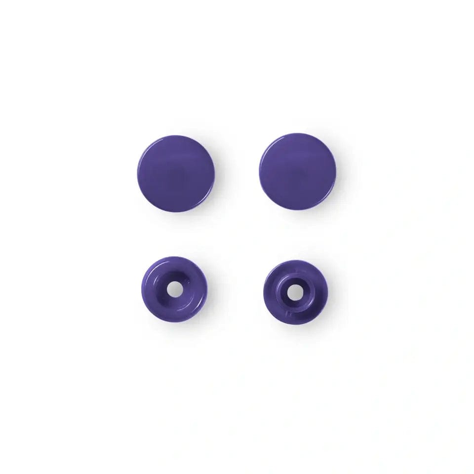 PRYM Druckknöpfe Ø12.4 mm 30 Stk. dunkel lila