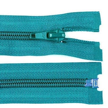 Fermeture éclair ouvrable turquoise