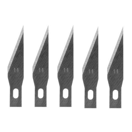 Purple craft knife with 5 blades