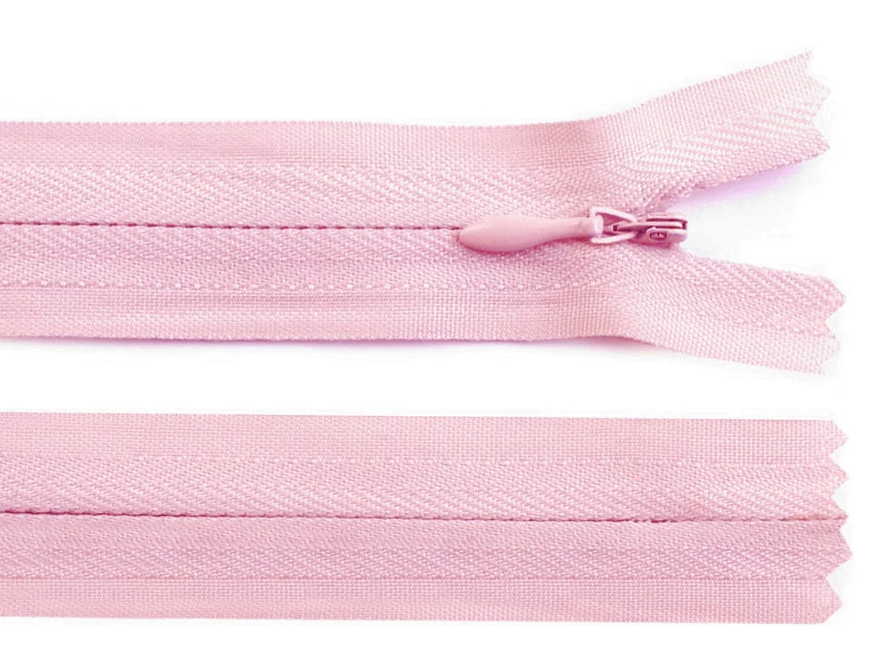 Hidden zipper-pink