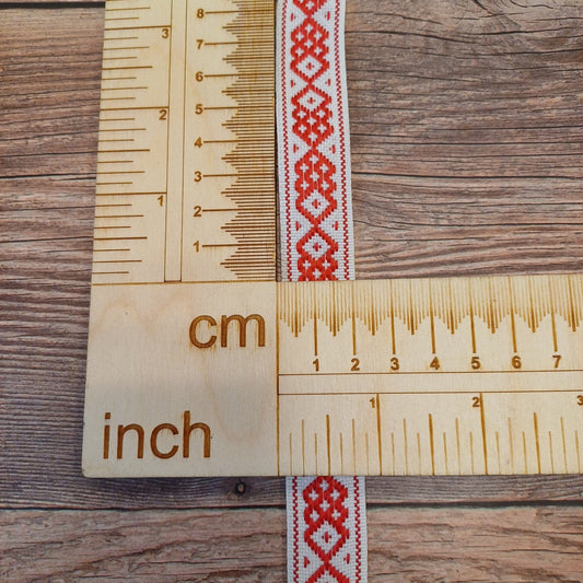 National ribbon, belt 20mm-white-LV