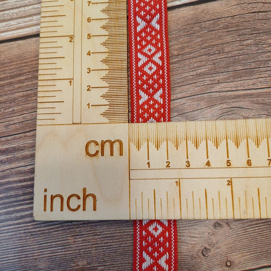 Traditional ribbon, belt 22mm-red-LV