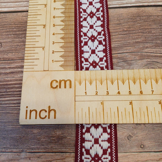 National ribbon, 36mm-red-LV