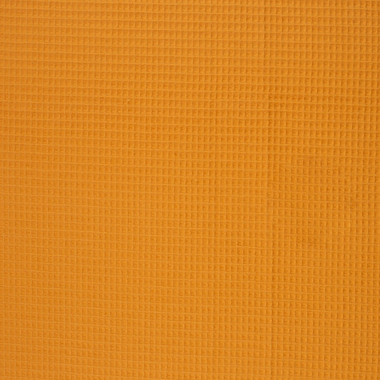 Waffle fabric, honey yellow 230 g/m²