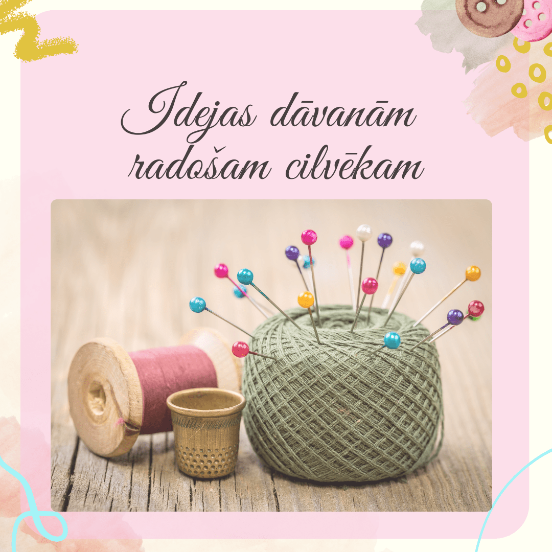 Geschenkideen für Kreative - Šarlotes audumi
