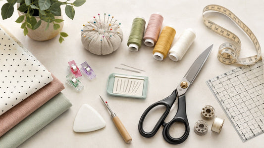 Accessoires de couture pour débutants : de quoi faut-il pour commencer à coudre ? - Šarlotes audumi
