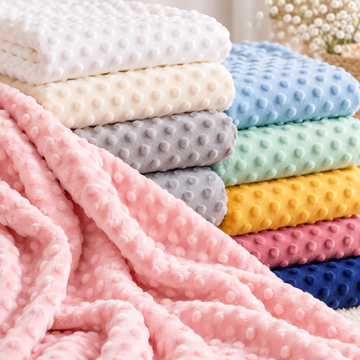 Minky-fleece - Šarlotes audumi