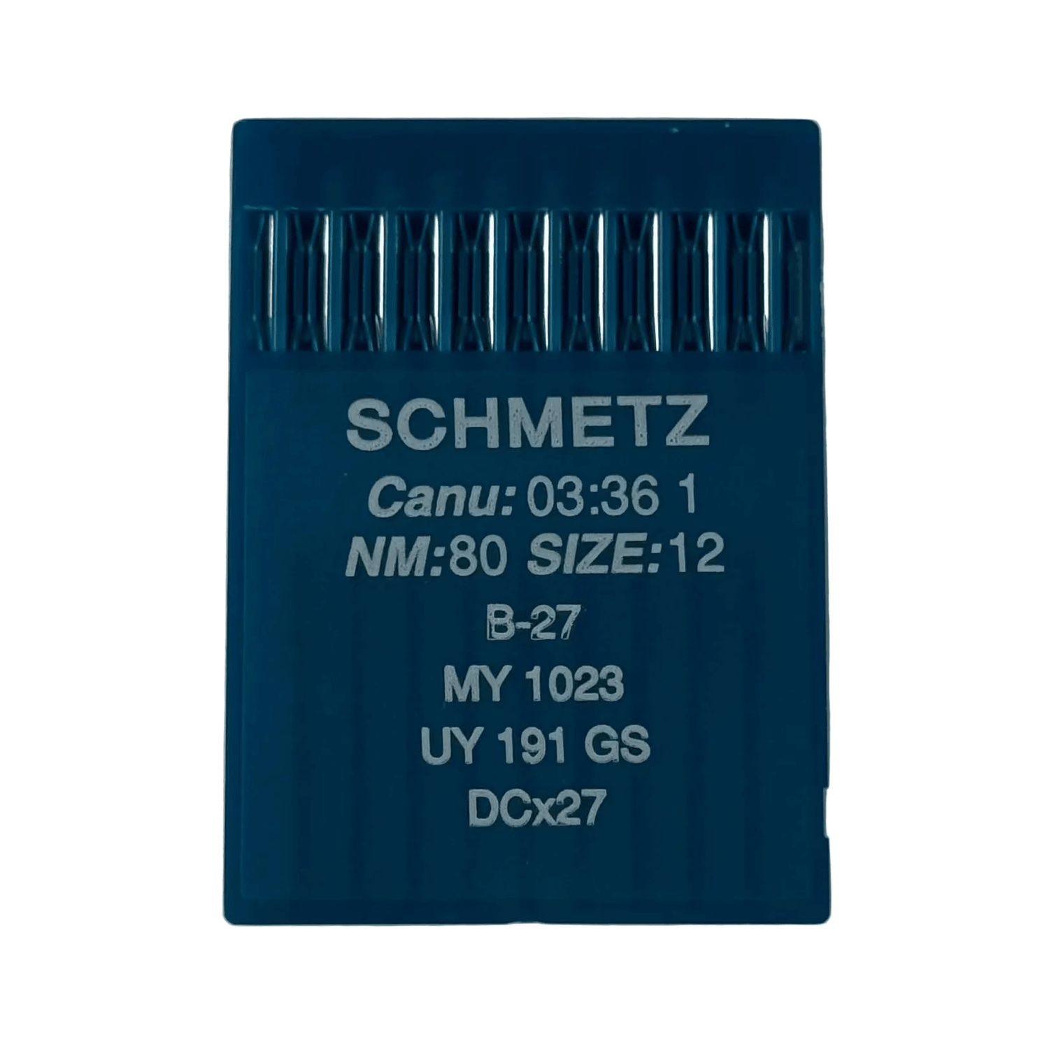 SCHMETZ DCx27 (B-27) industrial overlock needles - Šarlotes audumi