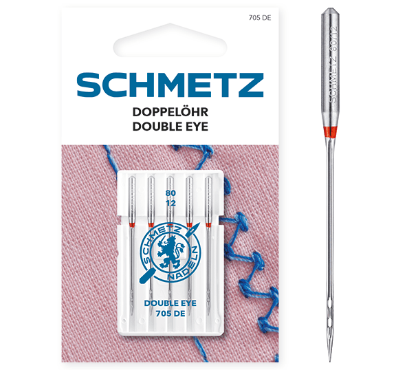 alt
Sewing machine needles with a double eye 130/705 H - Charlotte Fabrics