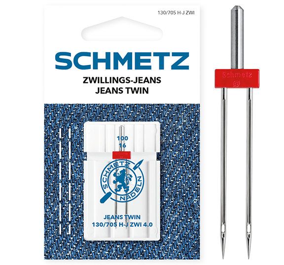 alt
Sewing machine needles, double for denim 130/705 H - Šarlote fabrics