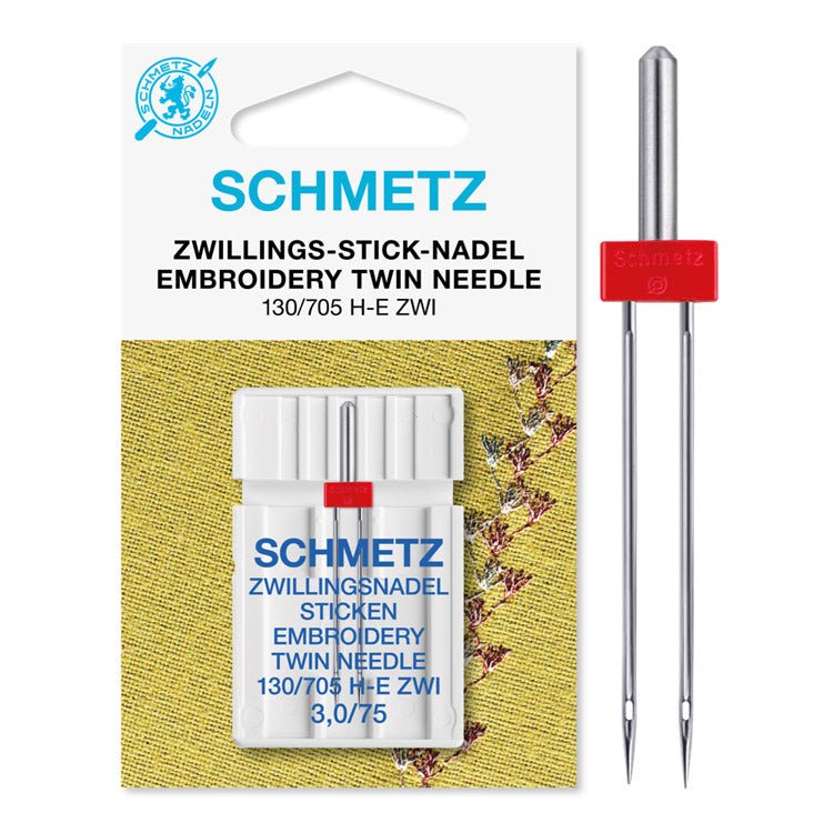 Sewing machine needles for twin stitching 130/705 H - Charlotte Fabrics