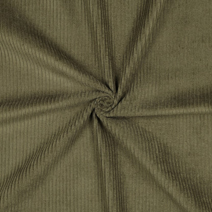 Baumwollsamt - Moosgrün 280 g/m²