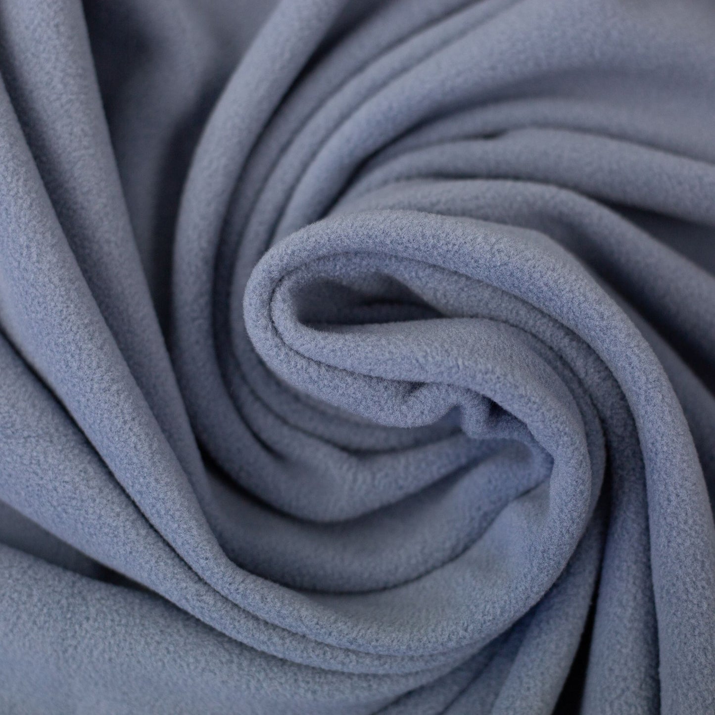 Mikrofleece – pehmeä fleece-kangas vaatteisiin, siniharmaa