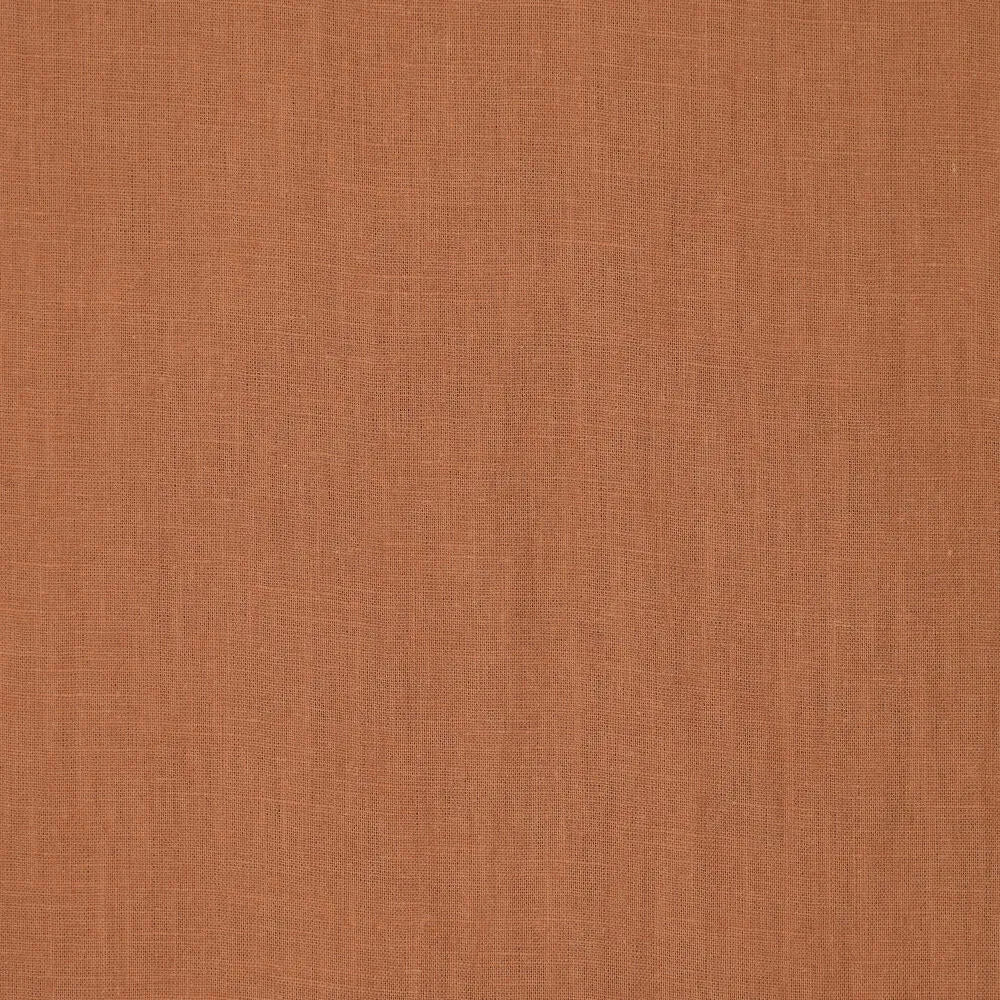 100% Mīkstināts lina audums-konjaks 165 g/m²
