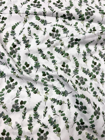 Attēls ar 100% Kokvilnas audums - eikalipti 125 g/m² – pieejams Šarlotes audumi