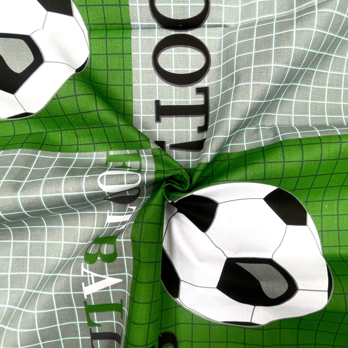 100% Cotton fabric - football 130 g/m²