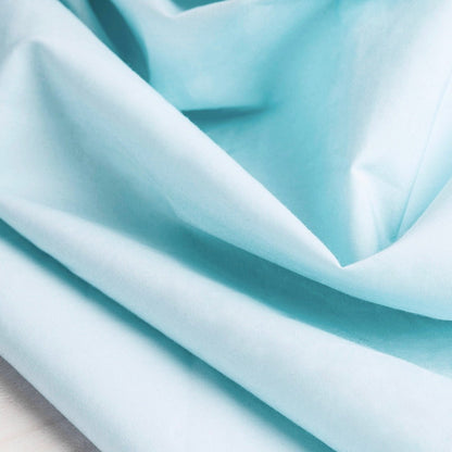 100% Cotton fabric - light turquoise 220cm 146 g/m²