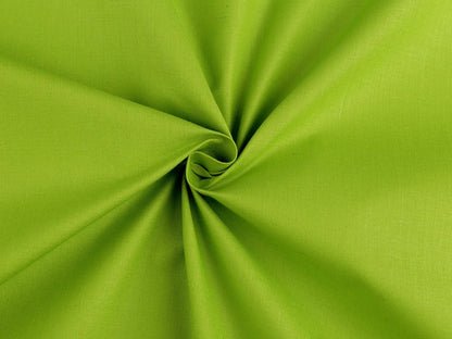 Tissu 100 % coton - vert vif 125 g/m²