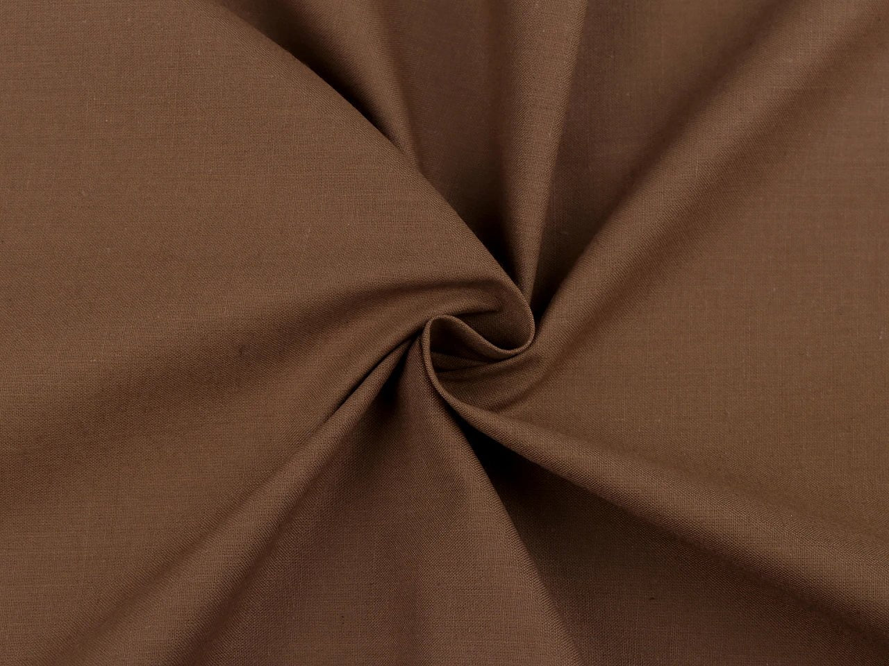 100% tissu en coton - brun chocolat 125 g/m²