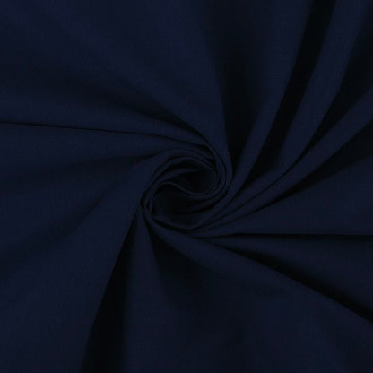 Tissu 100 % coton - bleu foncé 125 g/m²