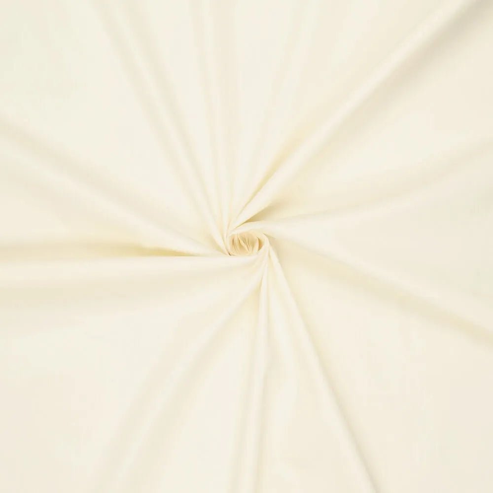 Tissu 100 % coton - vanille 125 g/m²