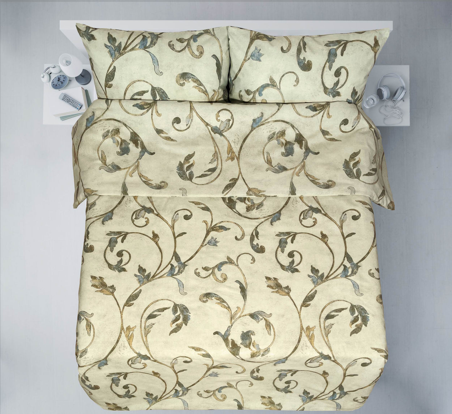 Image avec tissu 100 % coton - élégance vintage 220 cm 146 g/m² – disponible chez Šarlotes audumi