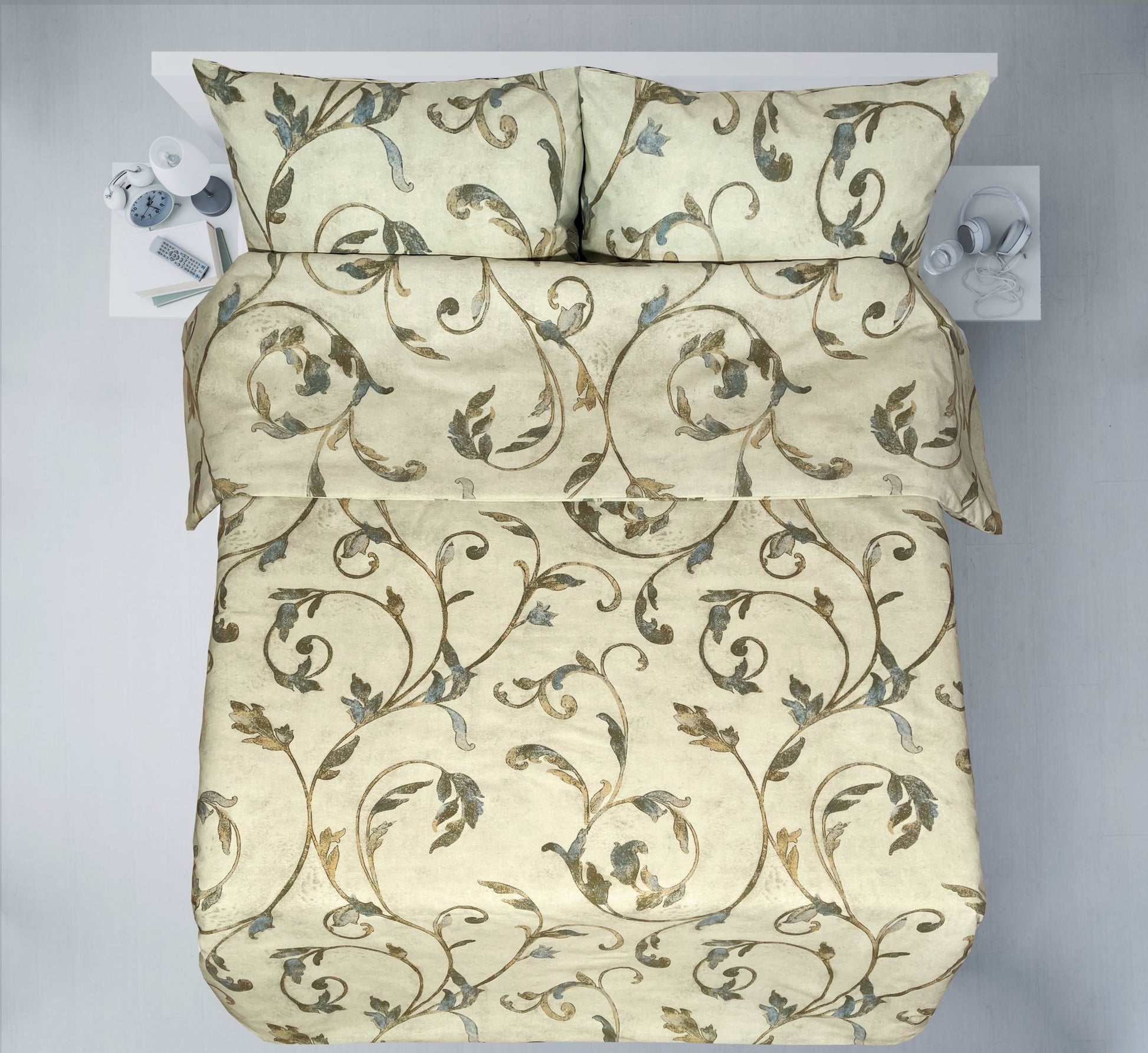 Image avec tissu 100 % coton - élégance vintage 220 cm 146 g/m² – disponible chez Šarlotes audumi