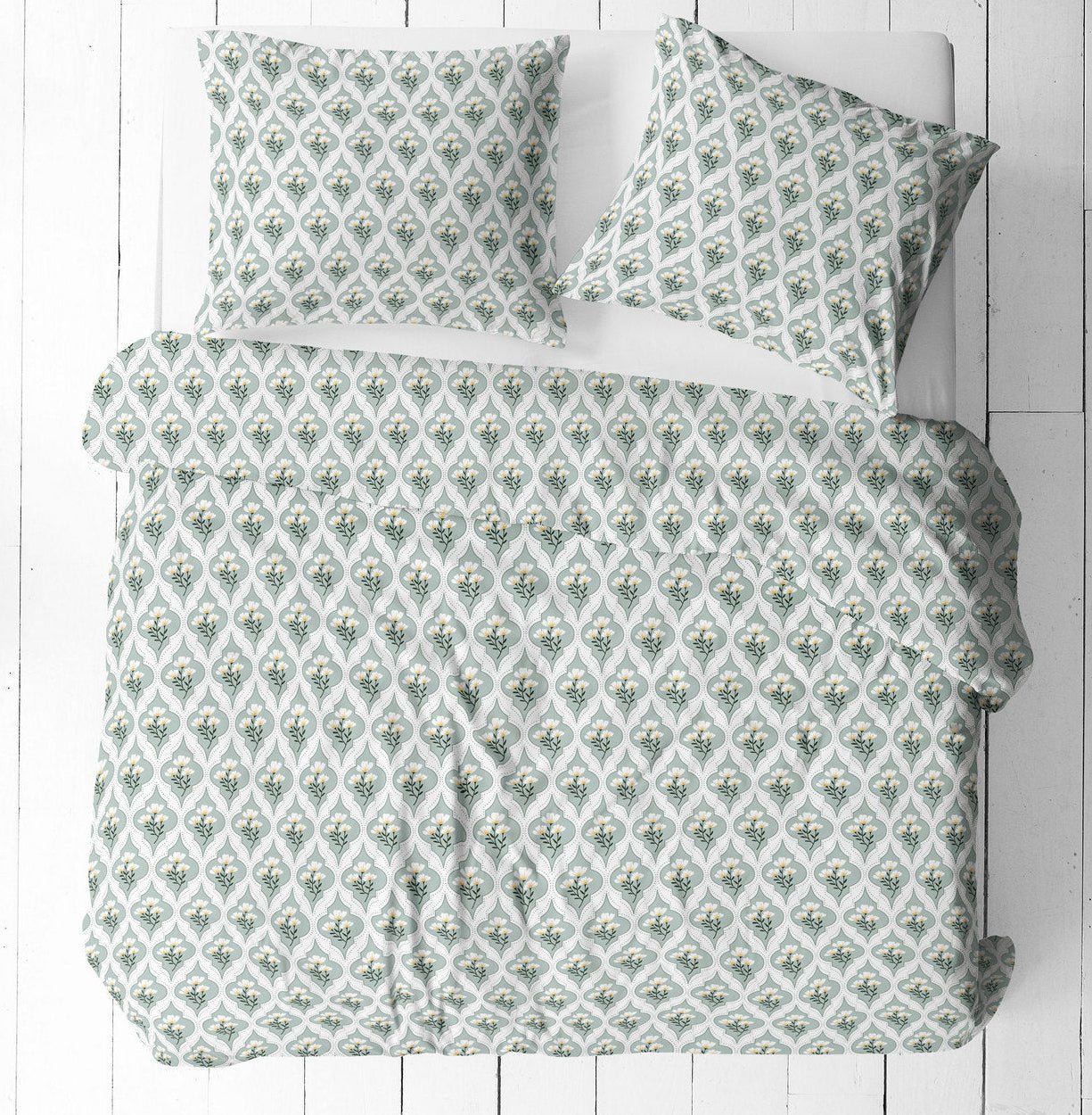 Attēls ar 100% Kokvilnas audums-ziedu raksts 125 g/m² – pieejams Šarlotes audumi