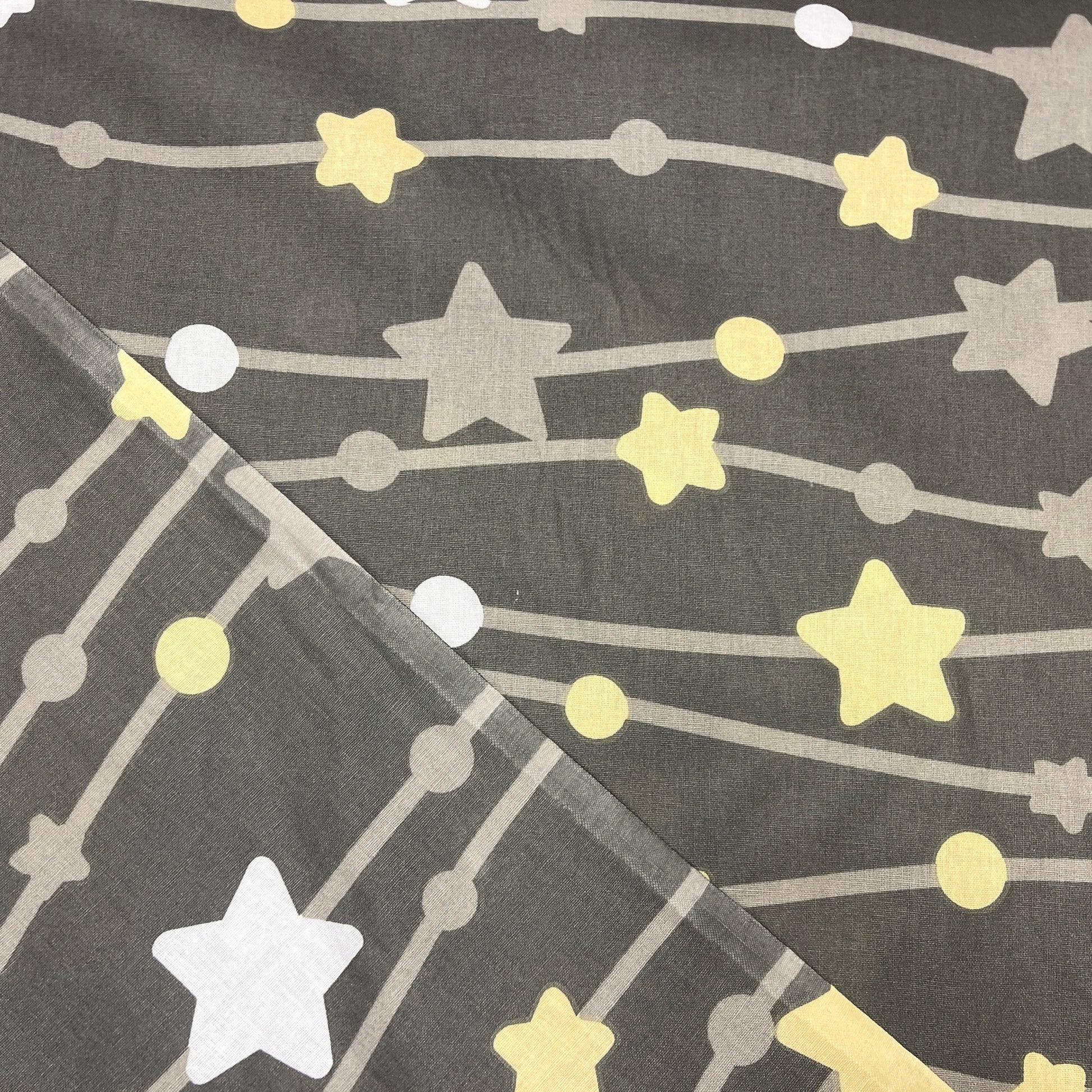 100% Cotton fabric - stars 220cm 125 g/m²