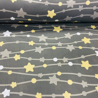 100% Cotton fabric - stars 220cm 125 g/m²