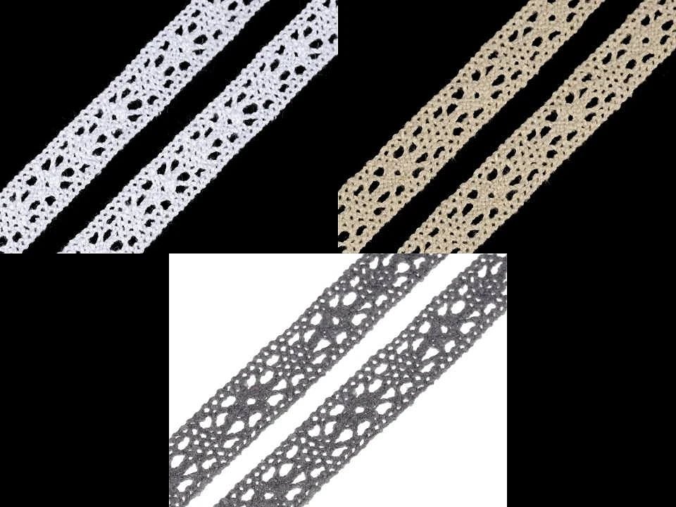 100% Cotton lace|1,1 cm| assorted shades