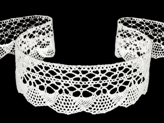 100% cotton lace|3,2 cm| white
