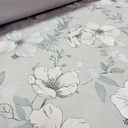 Satin 100 % coton - fleurs 220 cm 125 g/m²