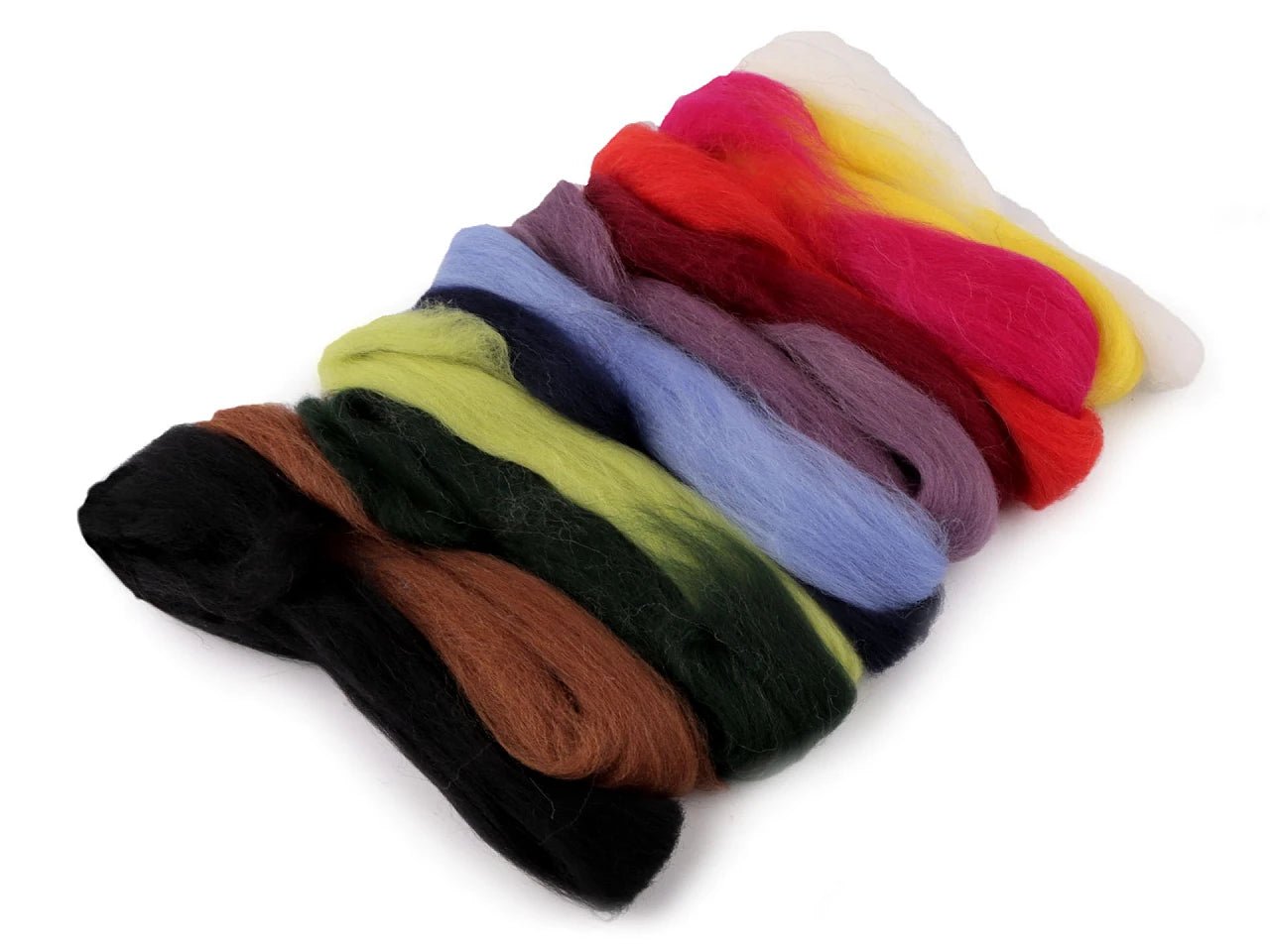 100% MERINO wool for felting (carded sliver) - 50g mix