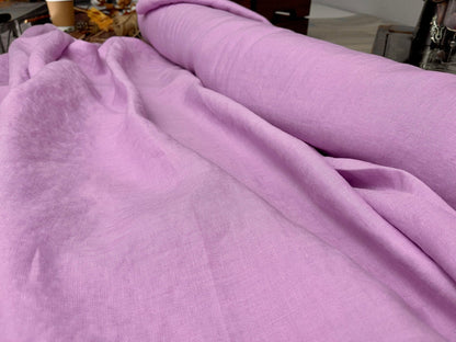 100 % lin adouci, lavande claire 205 g/m²